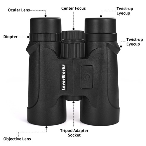 LaserWorks Rangefinder Binoculars